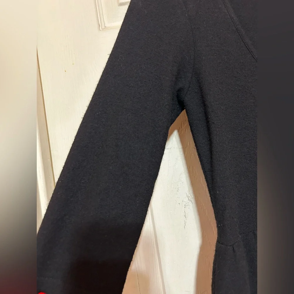 Built by Wendy minimalist black dress wool/angora XS - Picture 3 of 7